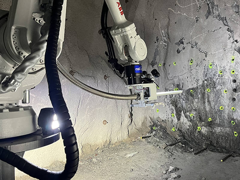 ABB robot sets explosives