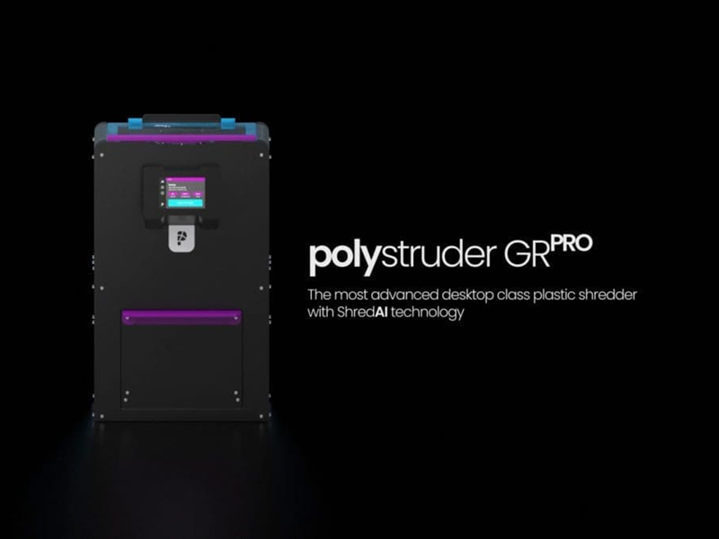 USA Polystruder GR PRO Plastic Shredding Powered by ShredAI