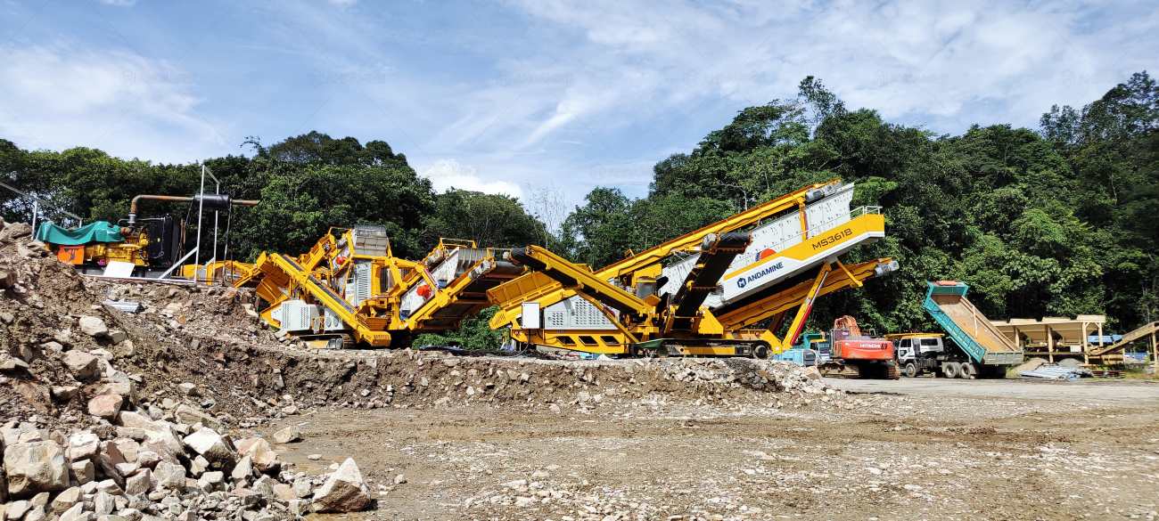 mobile crusher plant to process construction waste