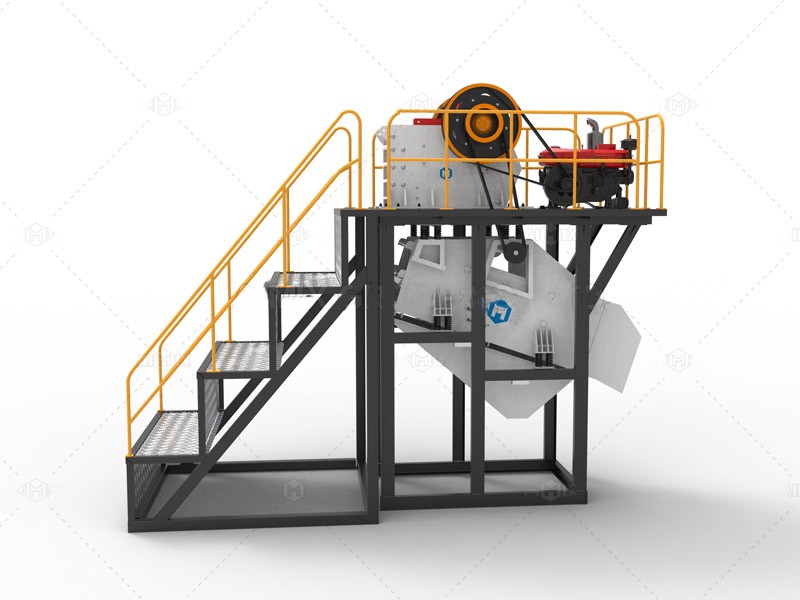 APM-2540E stone crushing plant