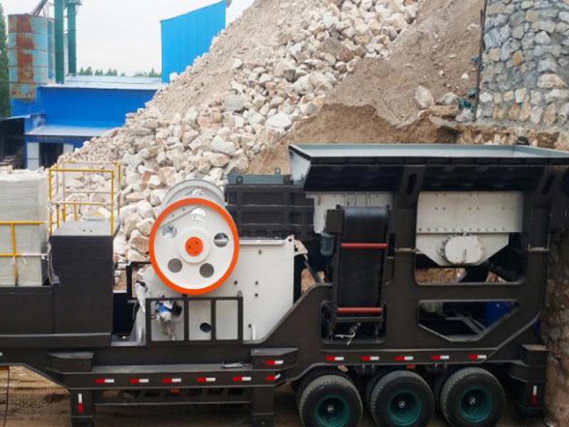 mobile type jaw crusher