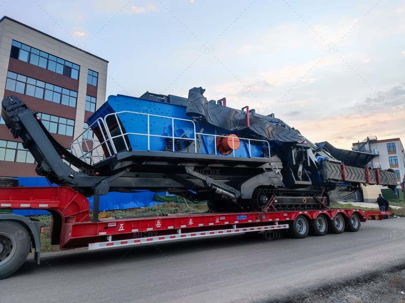 crawler crusher plant on the way