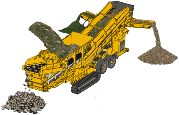 the working process of crawler crusher