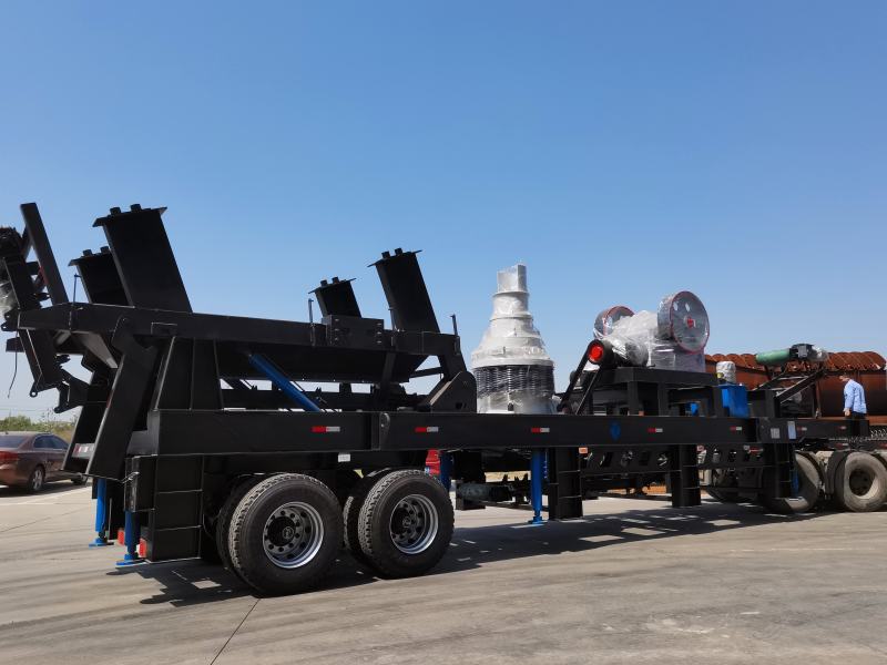 mobile crusher plant delivery