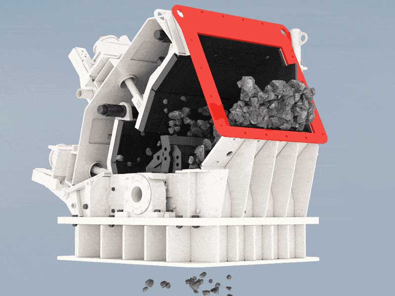 Working principle of the impact crusher