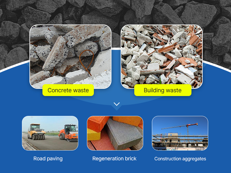 Processing construction wastes