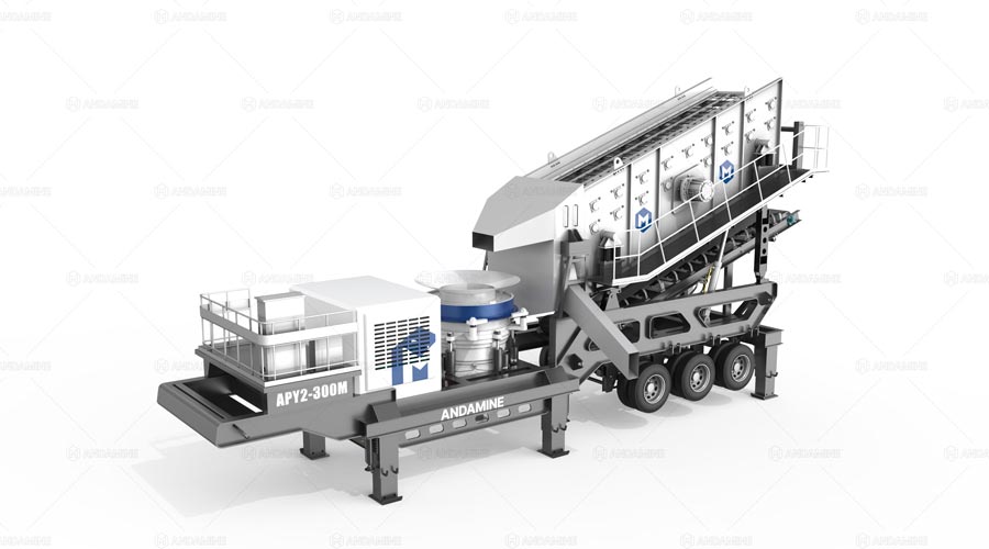 2-in-1 mobile cone crusher plant