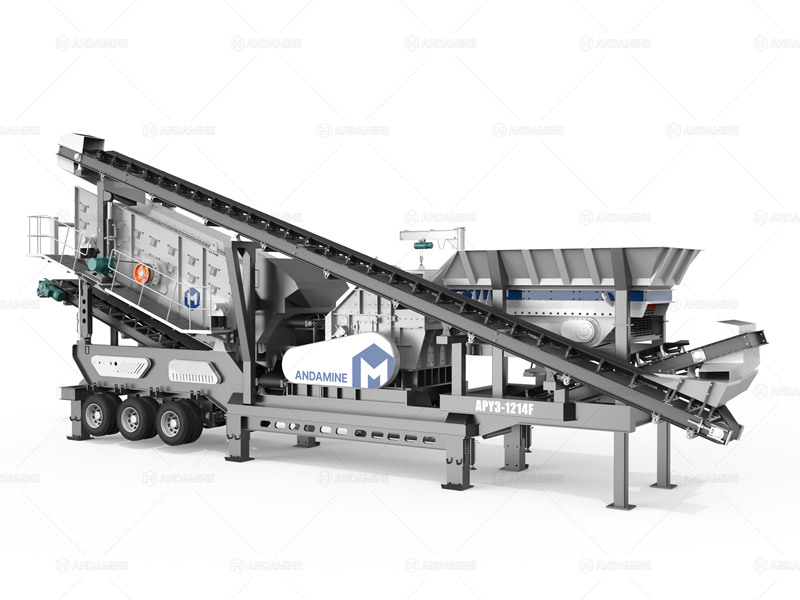 APY3-F wheel mounted mobile impact crushing plant