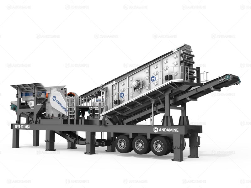 APY4-S Mobile Combined Impact Concrete Crusher