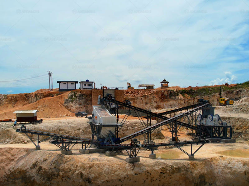 Andamine Stationary Basalt Crushing Plant