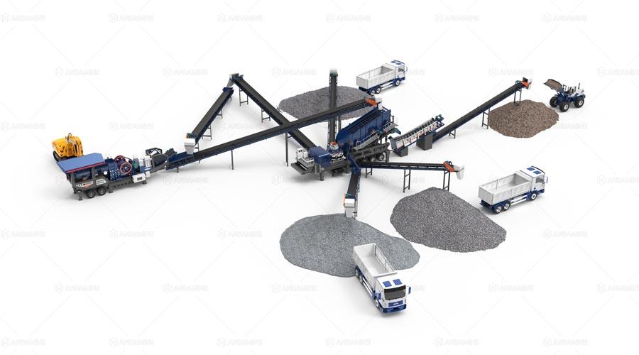 Mobile Crushing Plant For Making Sand