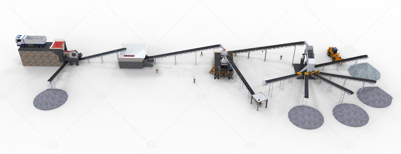 150tph crusher plant solution