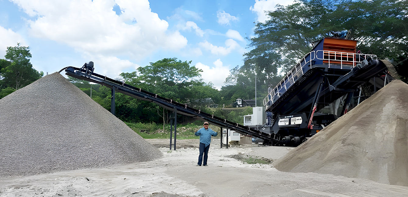 180t mobile limestone crusher in honduras