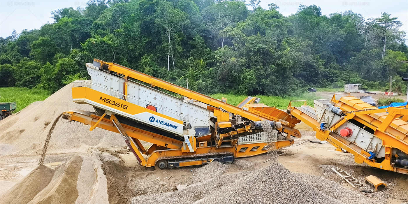 ANDAMINE Stone crusher plant machine production