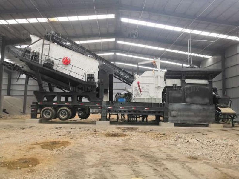 APY3-1210F impact crusher and screening station