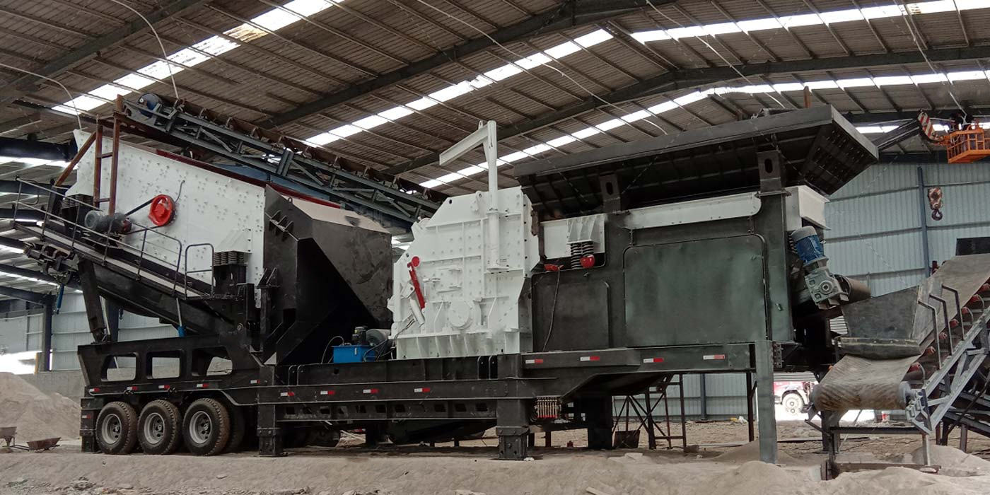 andamine construction waste mobile impact crusher