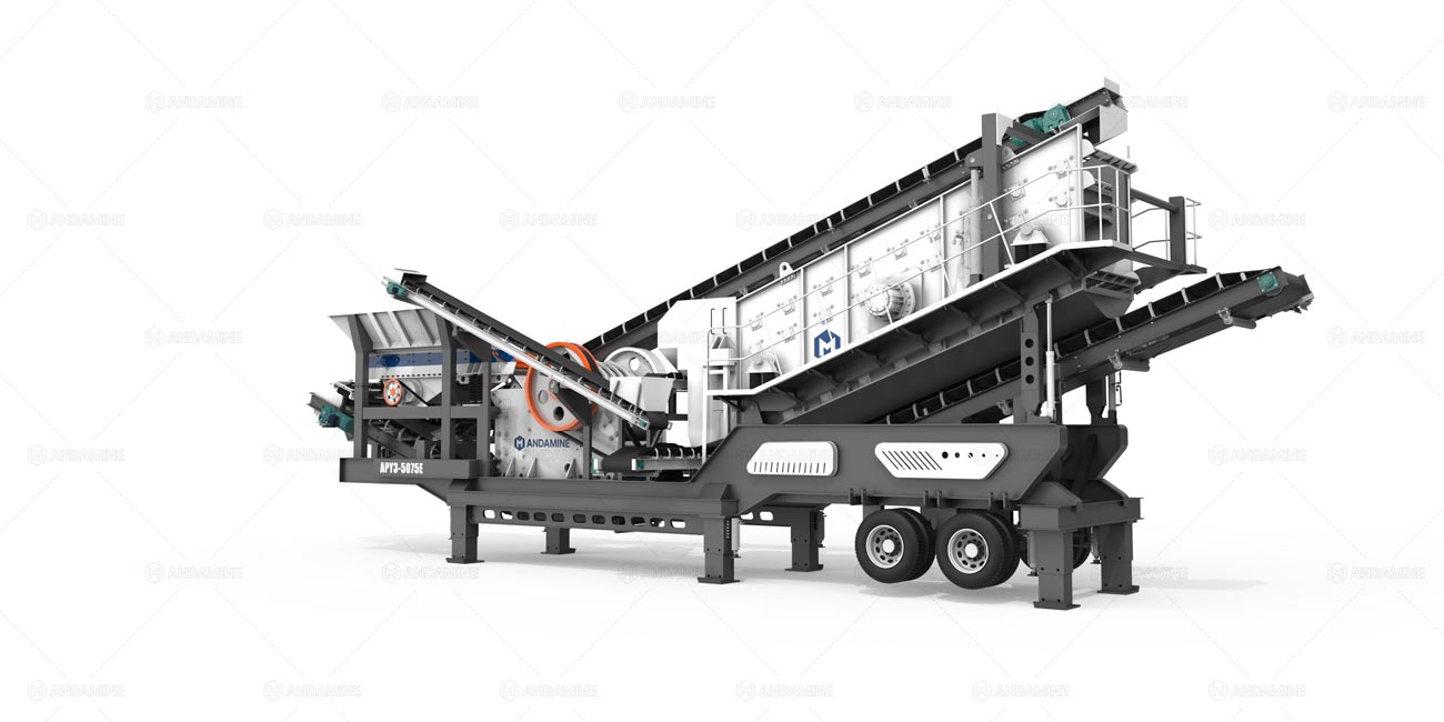 tyre type mobile jaw crusher plant for sale