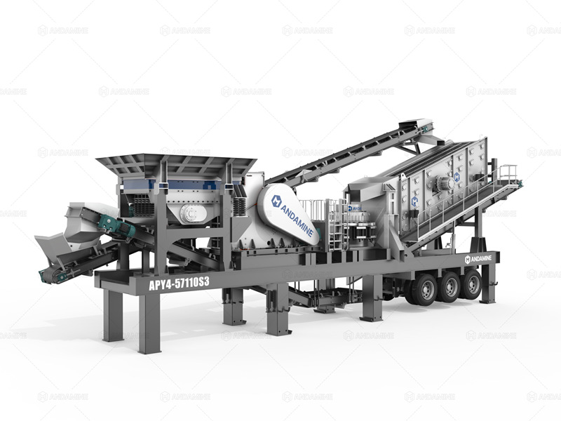 APY4-S 4-in-1 mobile aggregate crushing plant