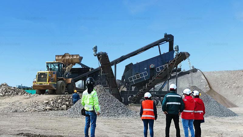 Mobile Impact Crusher Used For Producing Concrete Aggregate
