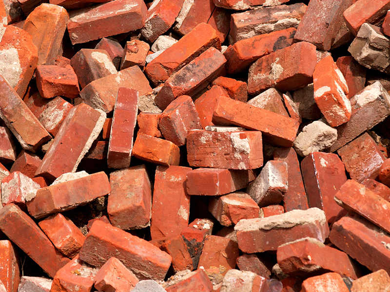 Recycled Bricks for aggregate crushing plant for sale
