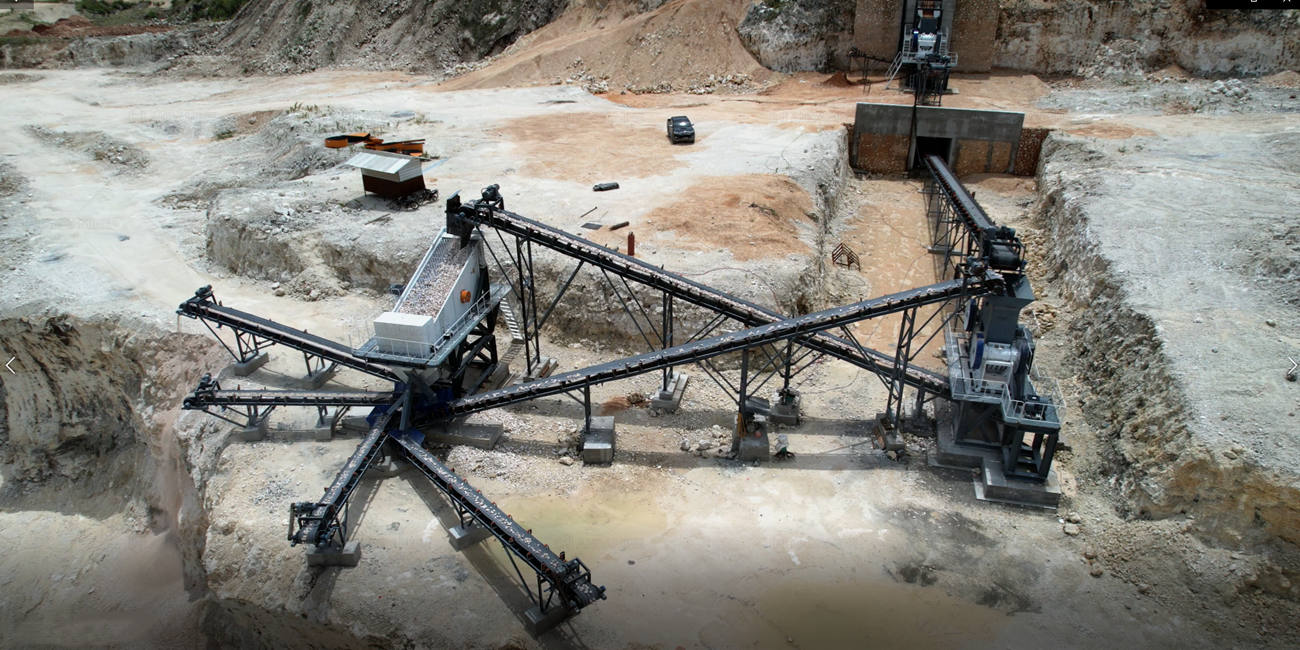 fixed type quartz crushing plant