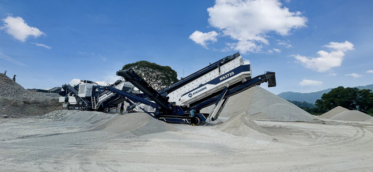 mobile aggregate screens and crushers from Andamine