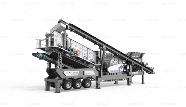 APY3-F 3-in-1 Tyre-mounted Impact portable rock crusher for sale