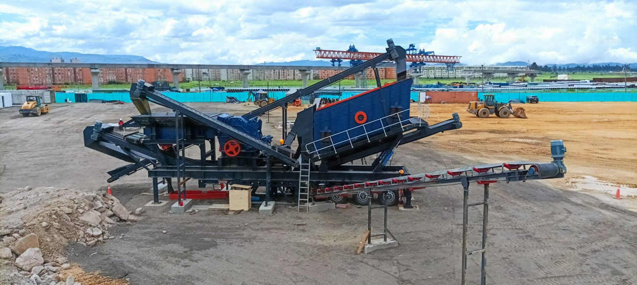 Mobile Impact Crusher in Colombia for construction waste