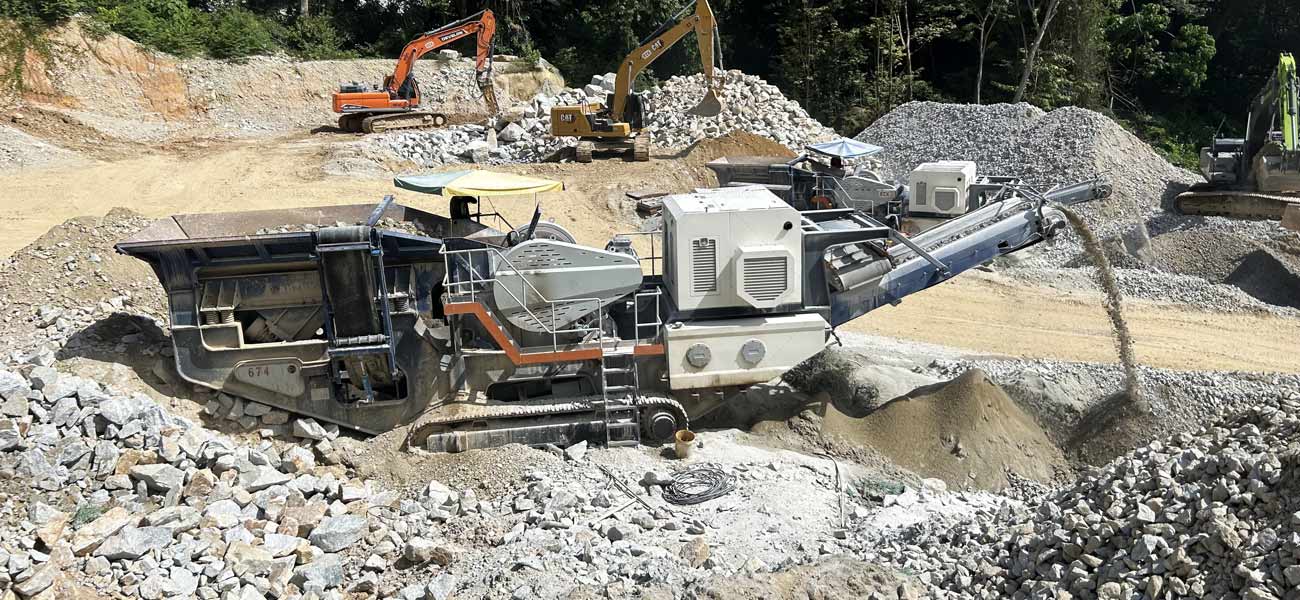 Andamine Mobile Crusher Plant For Construction Waste Recycling