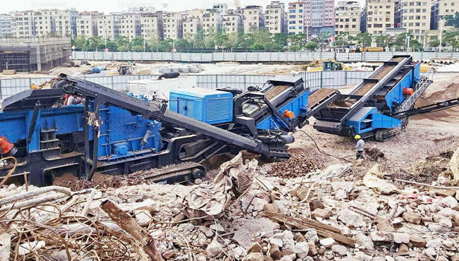 Mobile Crushing Plant for Construction Waste
