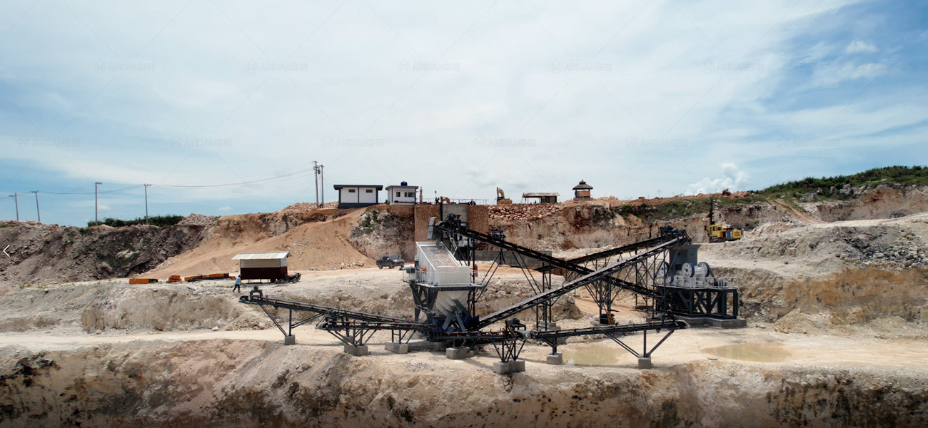 Stationary Crushing Plant for Limestone in Indonesia