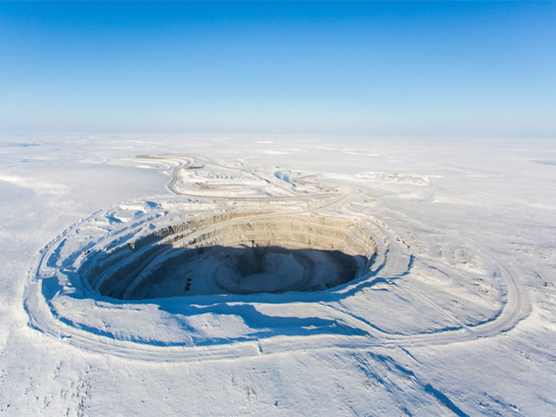 arctic mining site