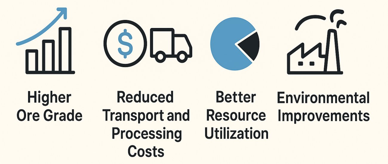 benefits of ore beneficiation