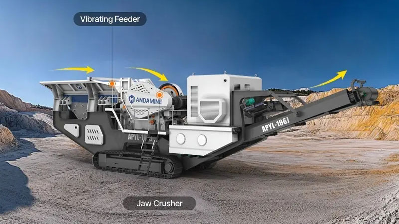 components of mobile crushing plant