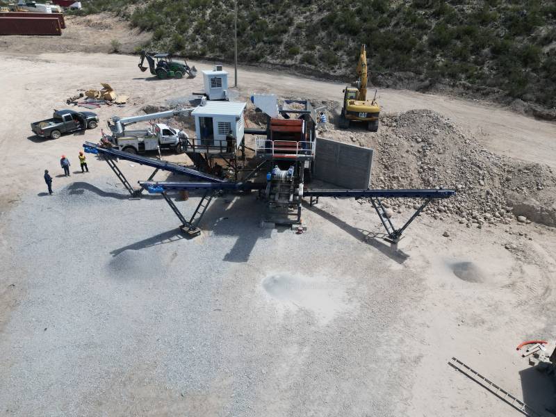 4 in 1 mobile crushing equiment for Mexico