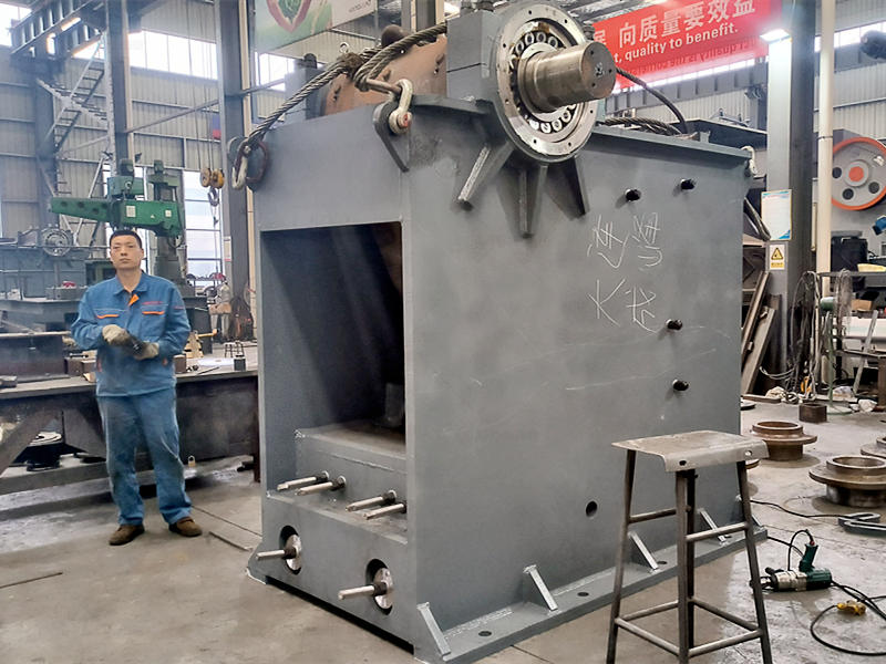 jaw crusher being produced in Andamine factory