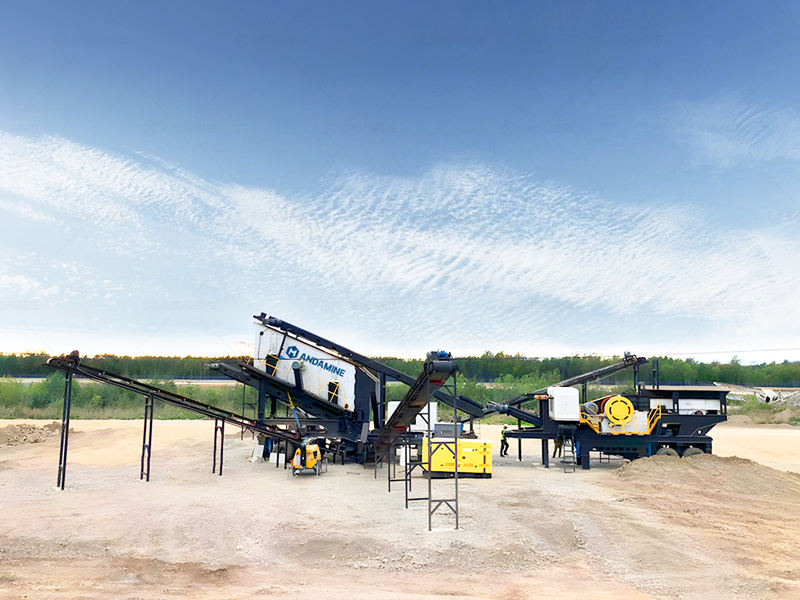 ANDAMINE solution mobile stone crusher for sale in Nigeria