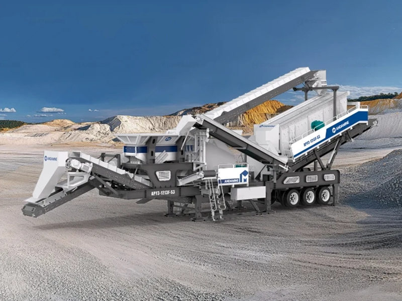 APY3-F 3-in-1 mobile impact crusher for Peru