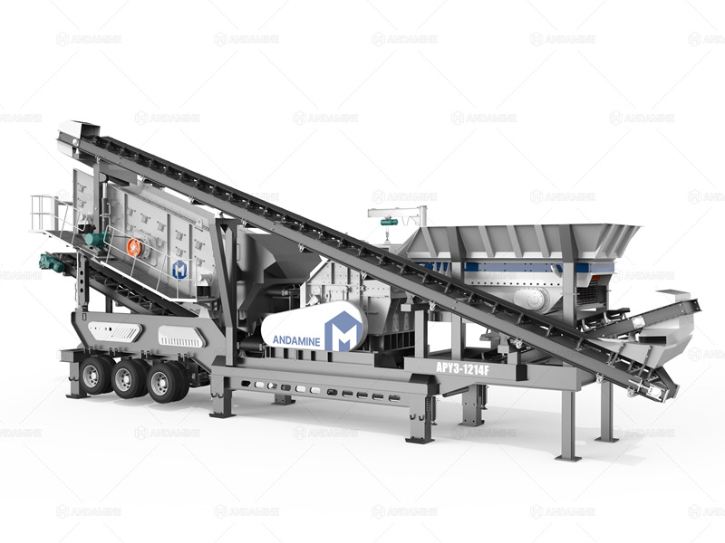 APY3-F wheel chassis mobile impact crusher