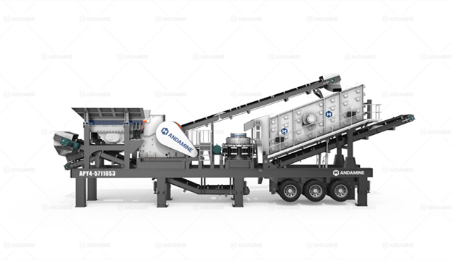 APY4-S four in one mobile crusher plant for Nigeria