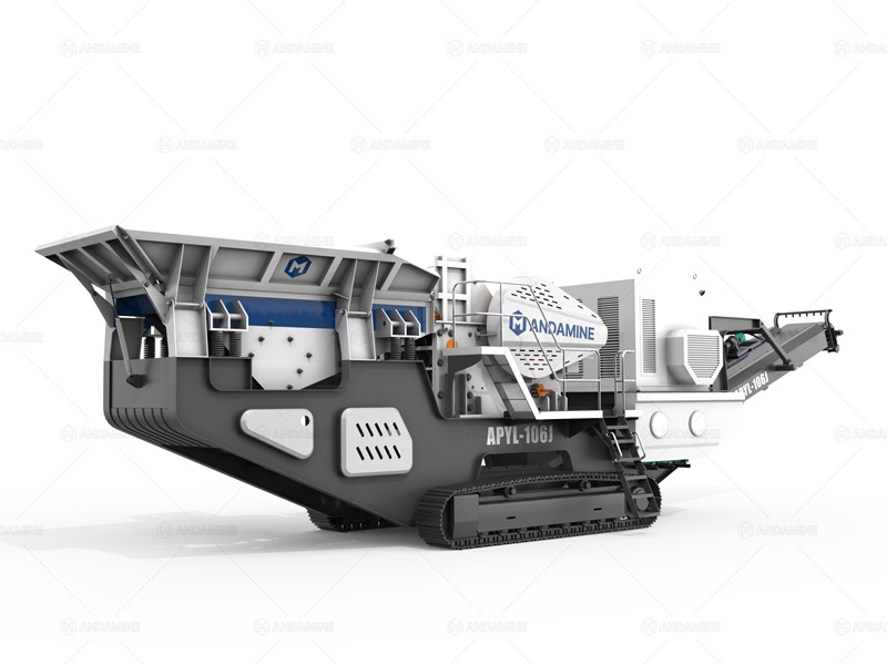 APYL-106J crawler chassis mobile jaw crusher for Peru