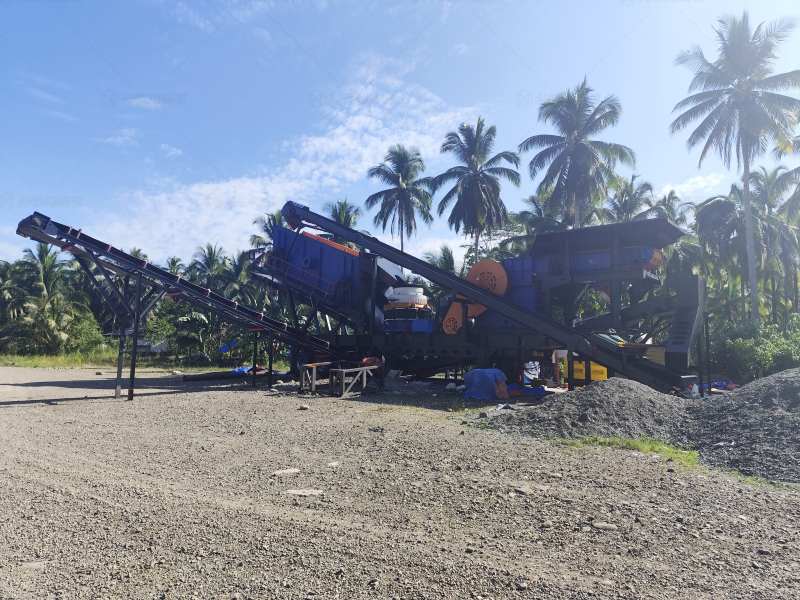 Andamine 4 in 1 mobile crusher for the Philippines