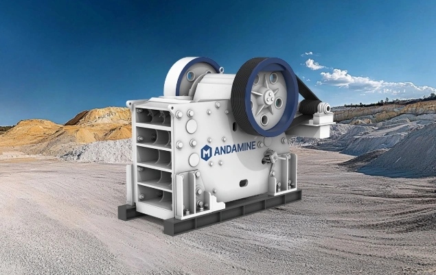 Andamine jaw type crusher for waste crushing