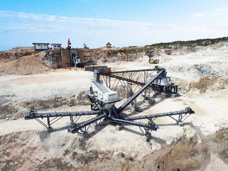 Andamine stationary crushing plant solution for Indonesia