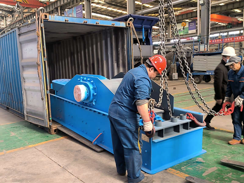 component of 250t stationary crusher plant for Nigeria before shipment