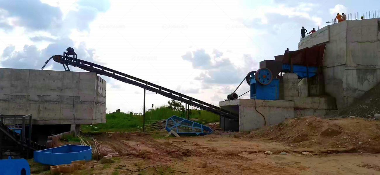 first crushing stage of static aggregate crushing plant in Nigeria