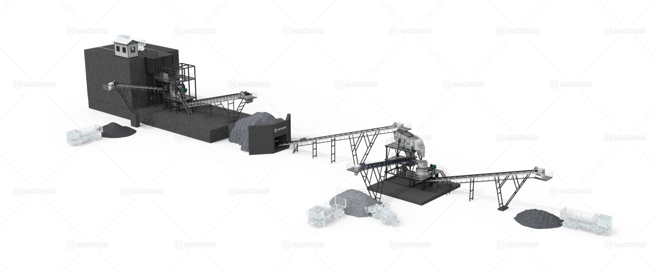 stationary crushing plant solution for ores processing