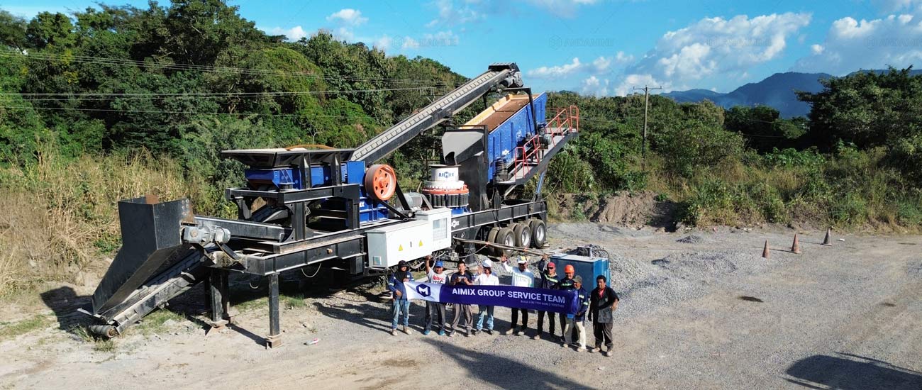 APY-4 Mobile Crusher Plant Successfully operated in El Salvador
