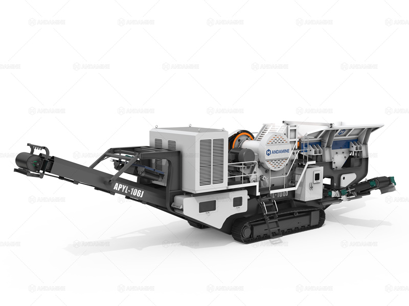 APYL-106J Crawler chassis mobile jaw crusher to combine with mobile cone crusher