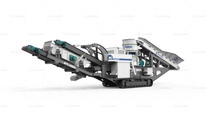APYL-300CS crawler chassis portable cone crusher